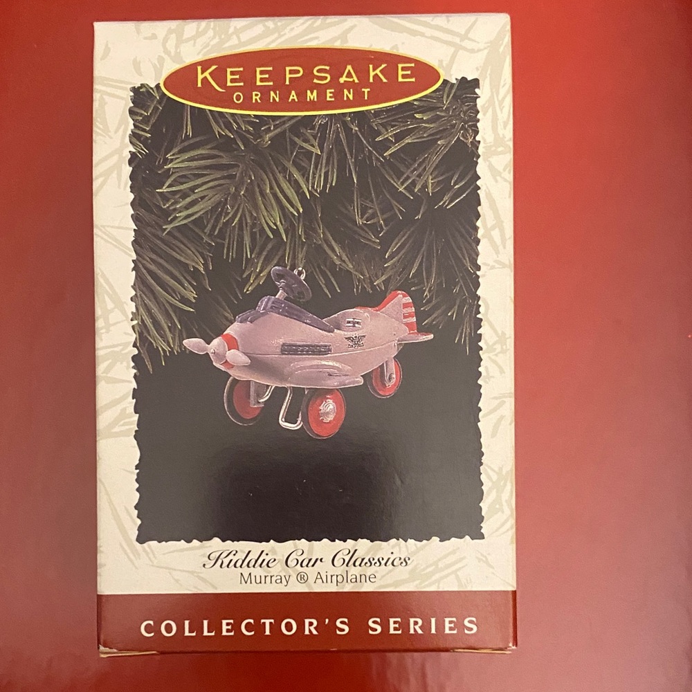 Hallmark Keepsake Kiddie Car Classics Ornament - Red and Silver